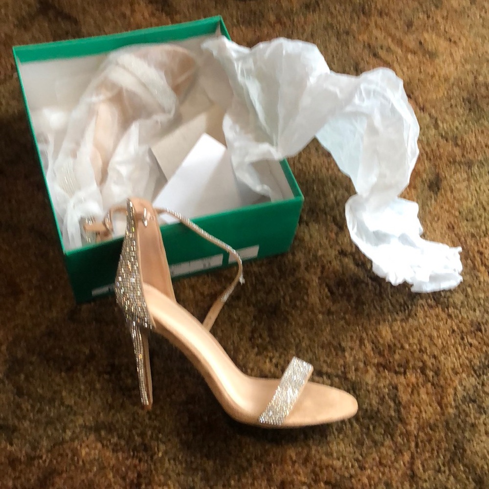 Rhinestone heels